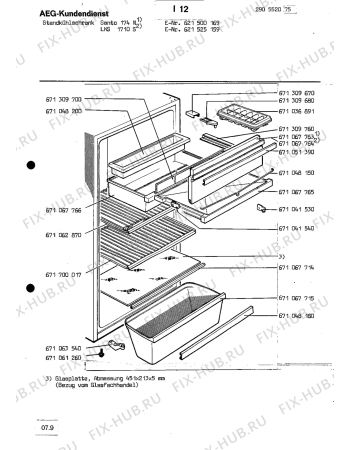 Схема №1 SANTO 204 NT с изображением Пружина для холодильника Aeg 8996710481509